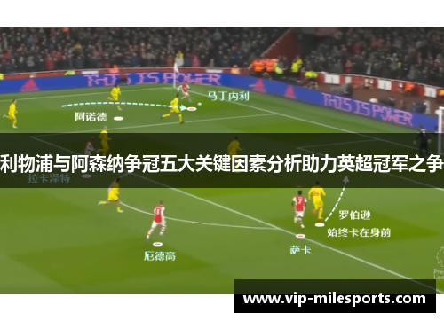 利物浦与阿森纳争冠五大关键因素分析助力英超冠军之争