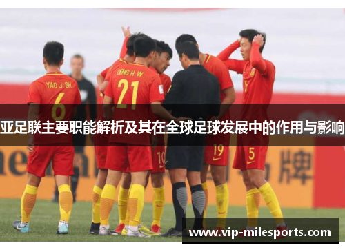 亚足联主要职能解析及其在全球足球发展中的作用与影响